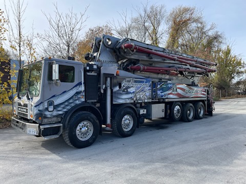 47 Meter 2013 Putzmeister Concrete Boom Pump